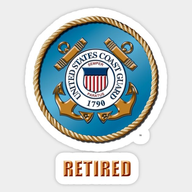 U.S. Coast Guard Sticker by robophoto